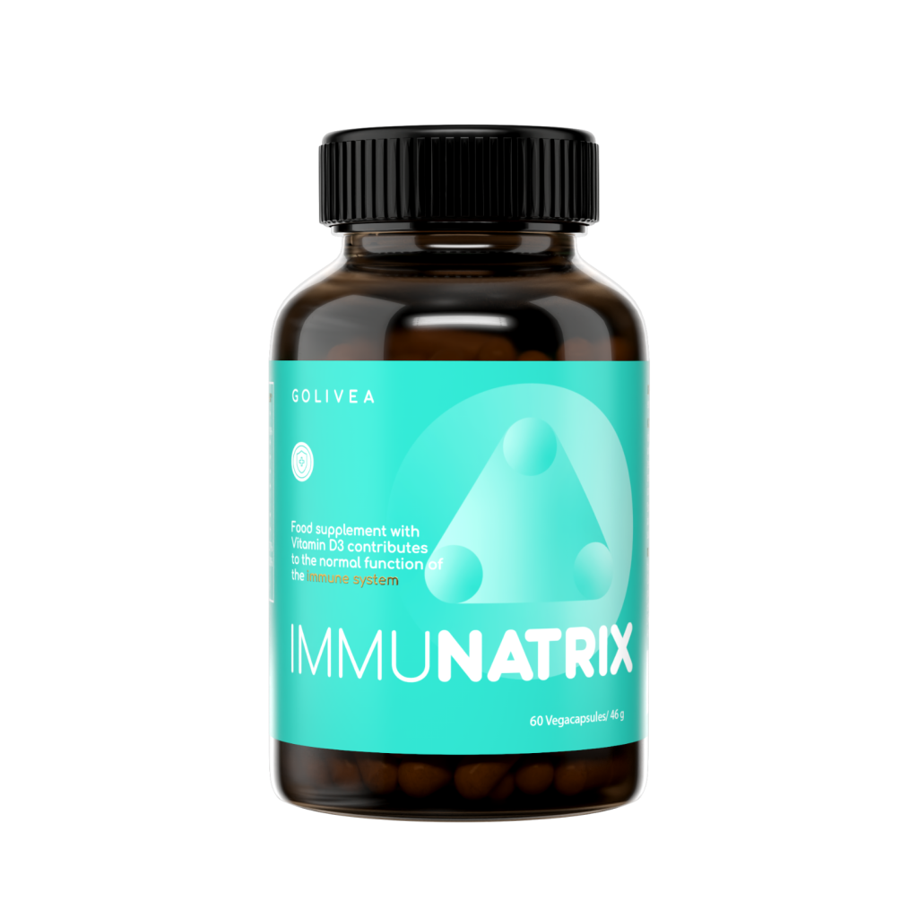 GOLIVEA Immunatrix supplement supporting daily immune defense and resilience.